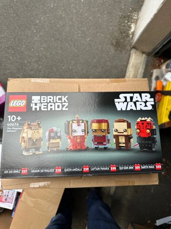 Set Brickheadz Lego Star Wars 40676 La menace Phamtom scellé