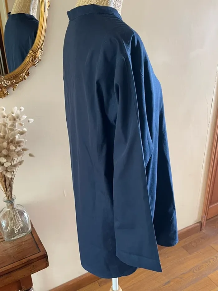 Chemise à Manches Longues - Couleur Bleu Marine - Taille M - photo numéro 6
