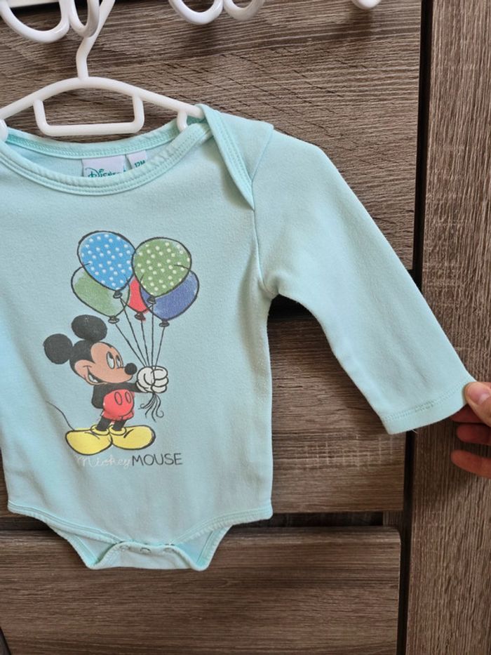 Vêtement Bébé - Bodies Mickey - Disney - 12 mois - photo numéro 11