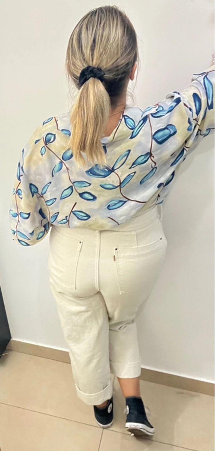 Chemise Vintage Imprimée Taille 46-48 - photo numéro 7