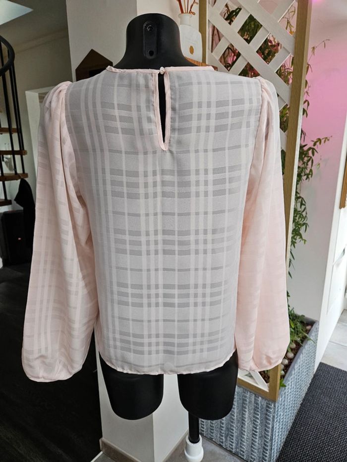 OVS blouse rose pâle style chemisier taille 38 - photo numéro 7