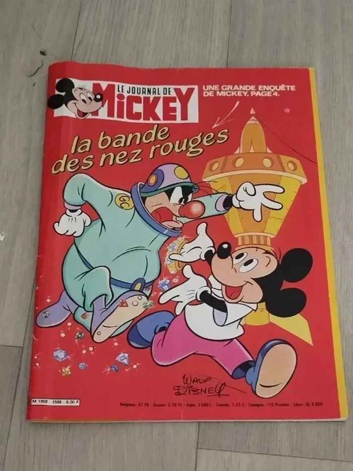 Lot Vintage 7 magazines Journal de Mickey année 1983 L057 - photo numéro 8