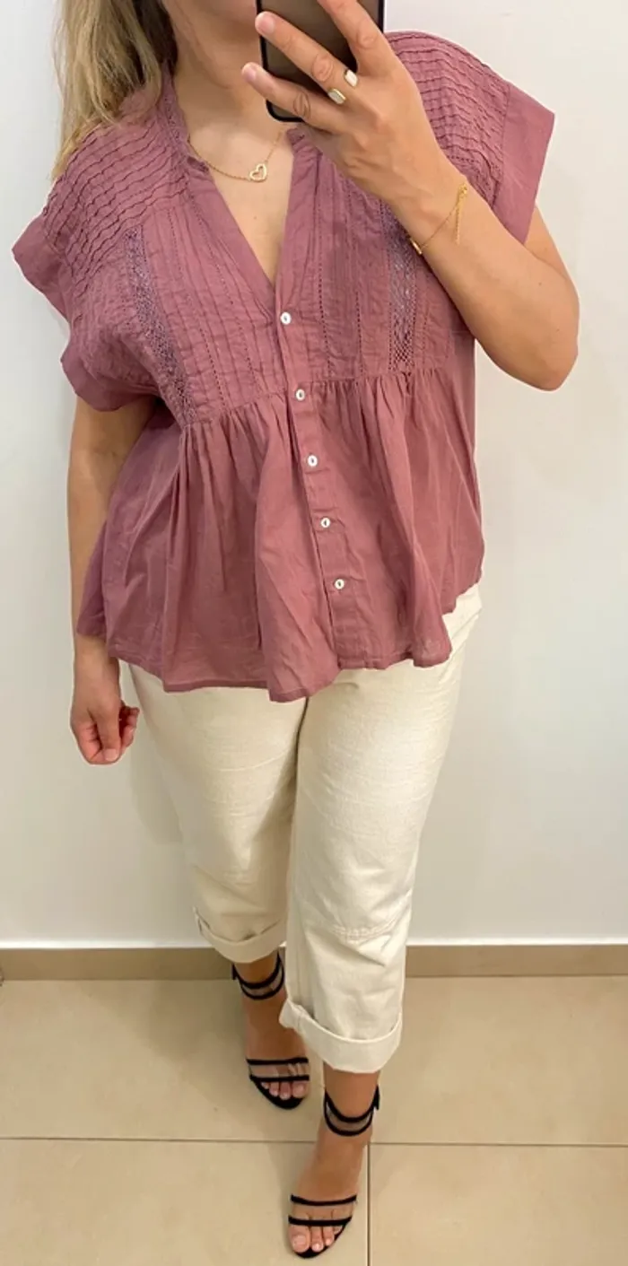 Chemise brodé Ample - photo numéro 3
