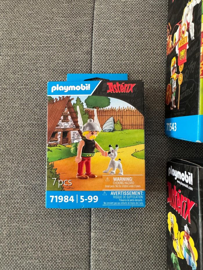 Lot Playmobil Astérix - Chariot romain + figurines + sanglier - photo numéro 3