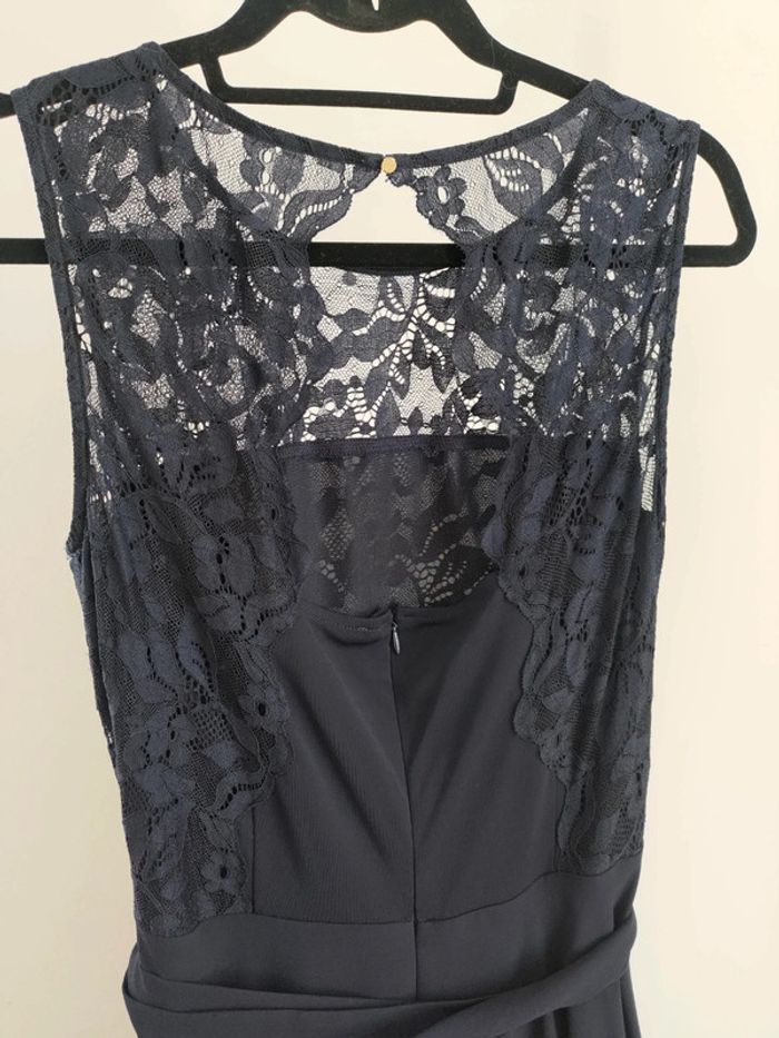 Esprit robe dentelle marine XL - photo numéro 4