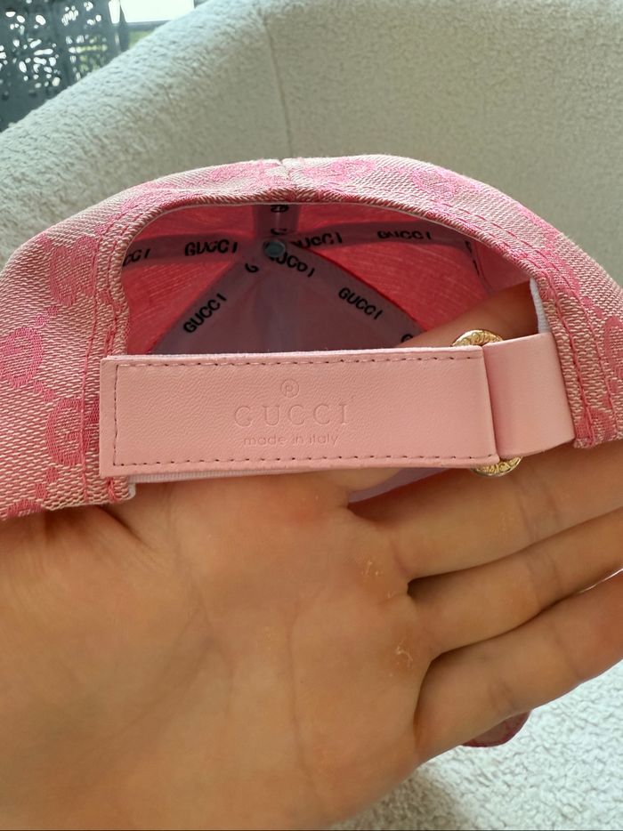 Casquette Gucci Rose - photo numéro 5