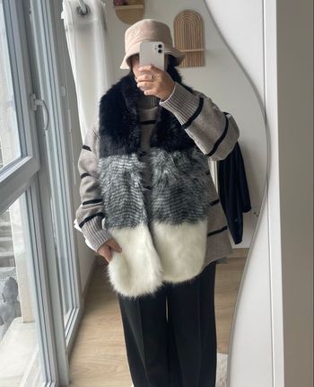 Écharpe douce tricolore 