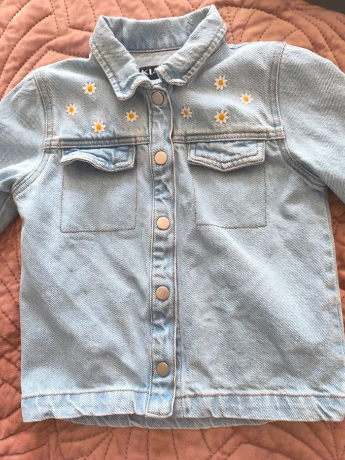 Veste en jean Kiabi 24 mois 86 cm - photo numéro 2