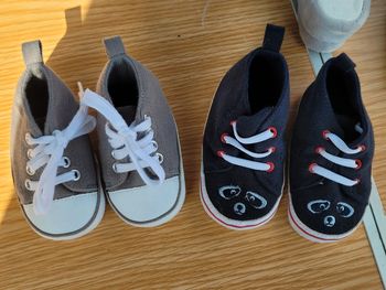 Lot de 2 paires de tennis naissance garçon