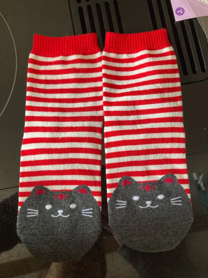Chaussettes chats - photo numéro 4