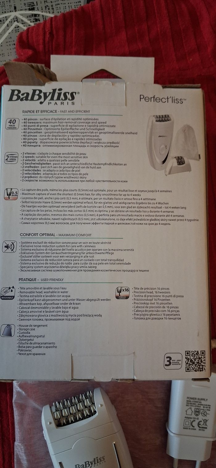 Epilateur BABYLISS Perfect'Liss G802E (prix négociable) - photo numéro 9