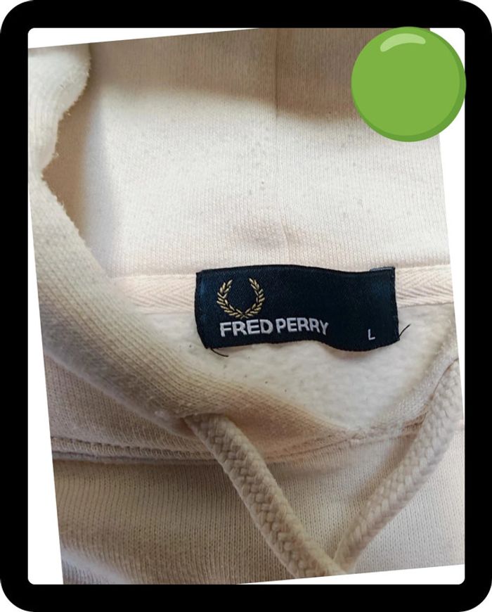 Sweat à capuche Fred Perry Taille L - photo numéro 3