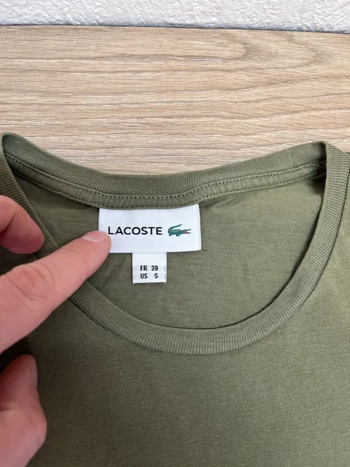 T-shirt Lacoste – Taille S - photo numéro 2
