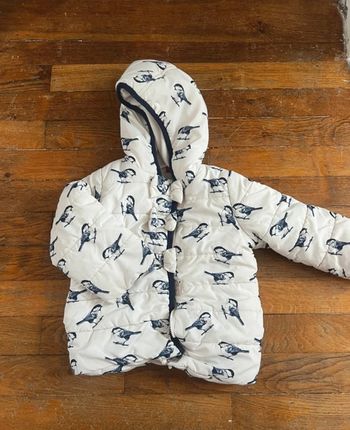 Doudoune hiver Orchestra oiseau taille 18-24 mois