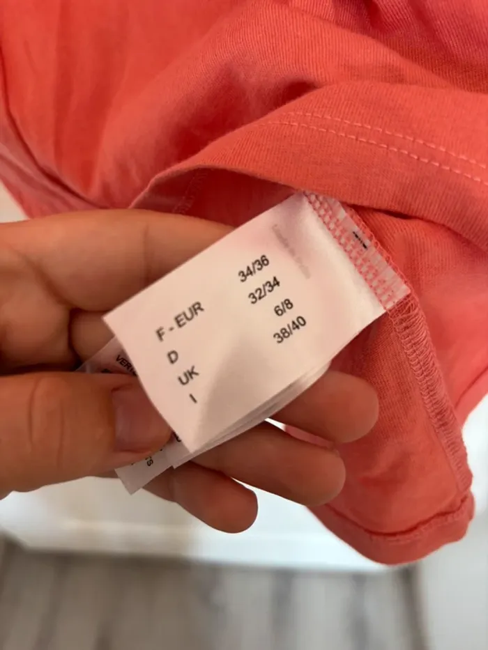 Chemise de nuit corail grossesse et allaitement vertbaudet taille 34/36 - photo numéro 7