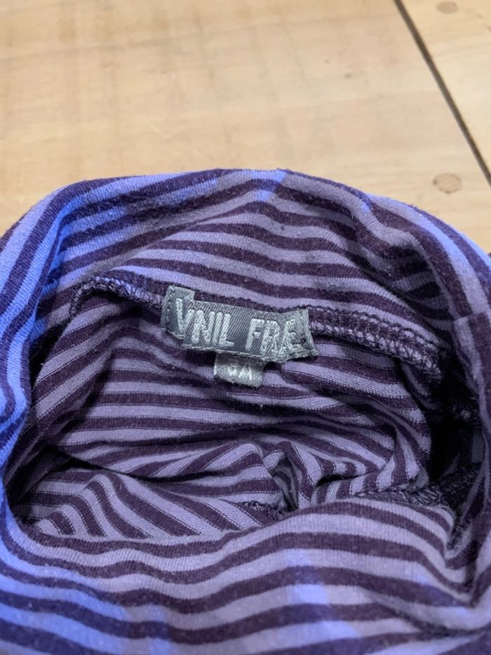 Tee-shirt manche longue avec col roulé 3 ans - photo numéro 5