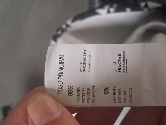 Jupe courte noir blanche MIM Taille M - photo numéro 7