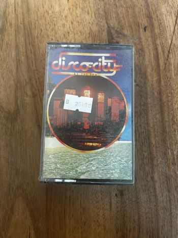 Cassette audio neuve sous blister Disco city