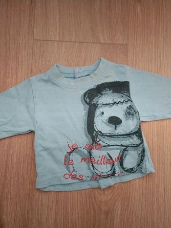 T-shirt garçon Cocoon 1 mois