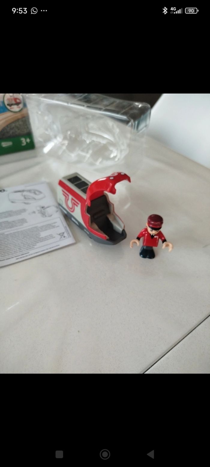 Train Brio 33504 tgv batterie - photo numéro 3