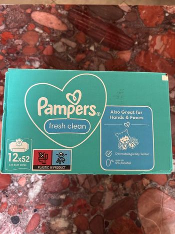 Lingettes Pampers Fresh Clean