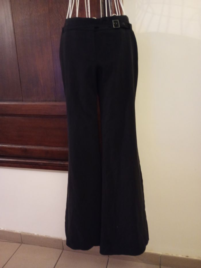 Pantalon fluide jambes évasées