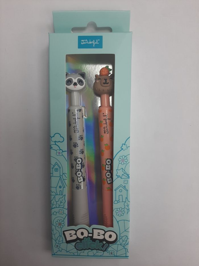 Lot 2 stylos ergonomiques Mr Wonderful - photo numéro 1