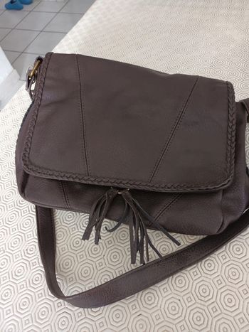 Sac à main marron promod