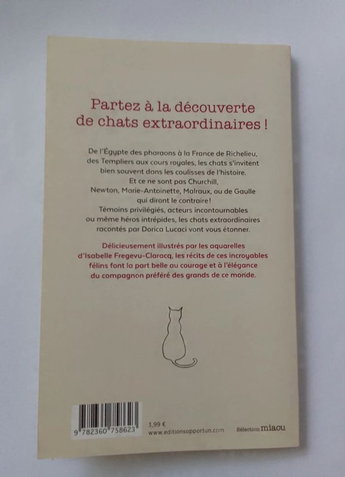 Dorica Lucaci - Les chats qui ont fait l'histoire - photo numéro 2