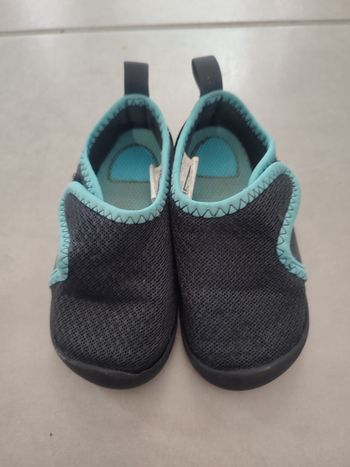 Chaussons gym/ école decathlon bleu 23