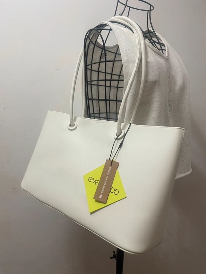 Sac de très grande marque 🌷 Sac à main blanc zalando Even&odd - photo numéro 9