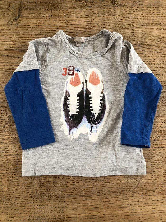 T-shirt manches longues 12 mois