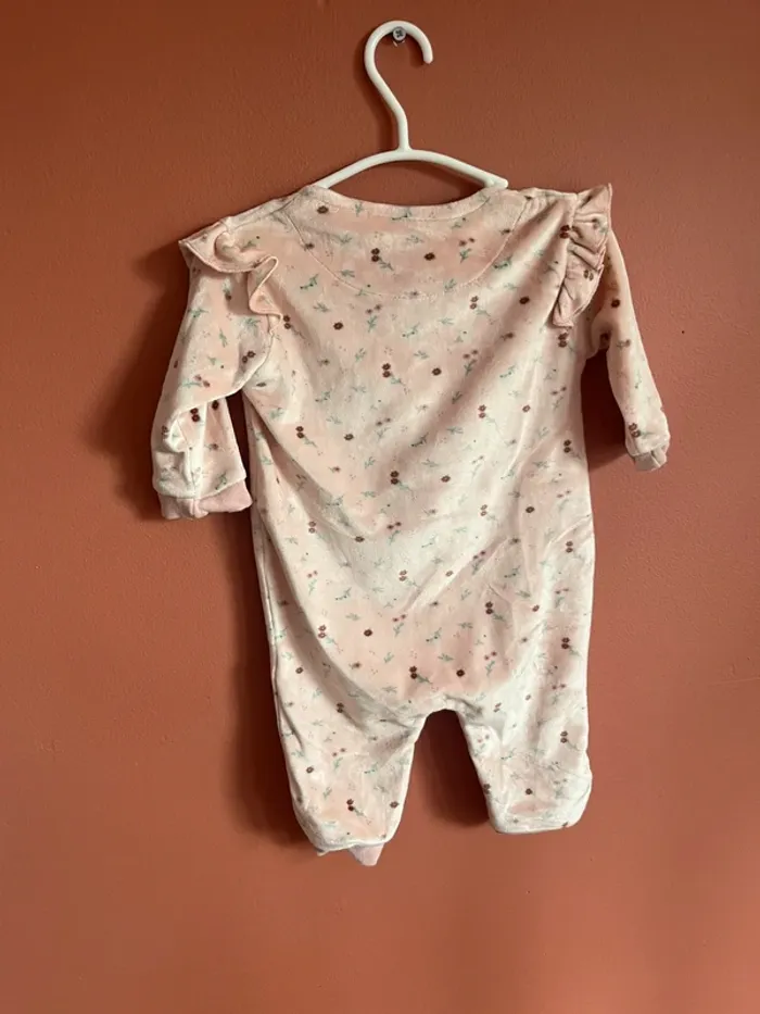 Pyjama velour Zeeman sans pied - photo numéro 3