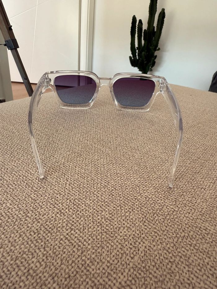 Lunettes Transparentes Oversize Dégradé - photo numéro 3