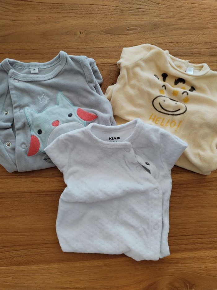 Lot de 3 pyjamas