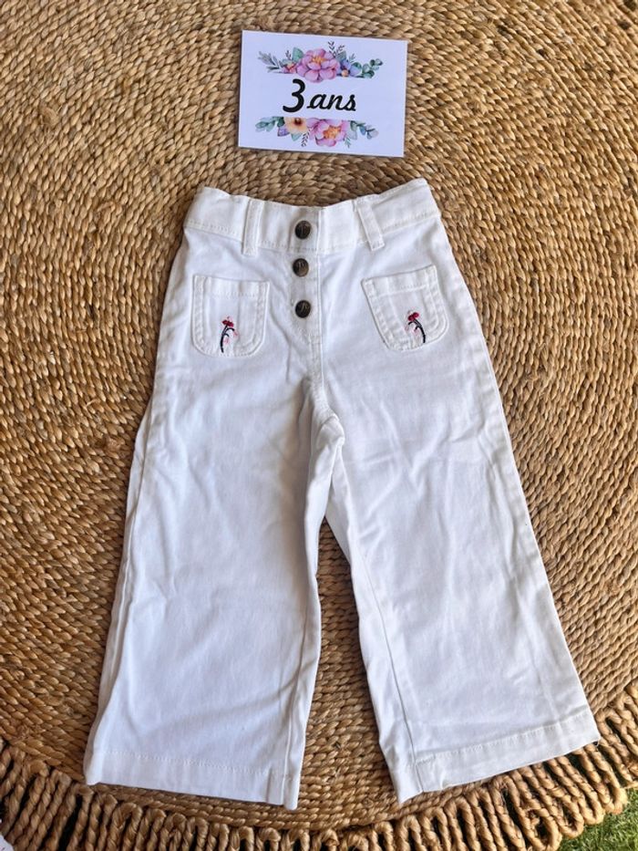 Jean léger jambes larges sergent major 3 ans