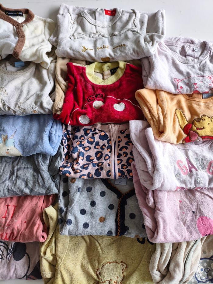Lot pyjamas bébé fille 3 mois - photo numéro 4