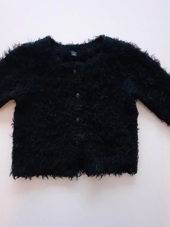 Gilet fille noir 3 ans