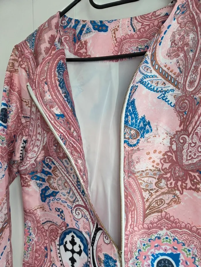 Veste légère vintage femme taille 36 S - photo numéro 3