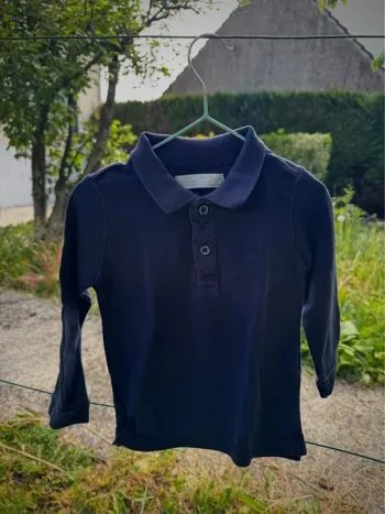 Polo bleu marine || Zara || 2/3 ans