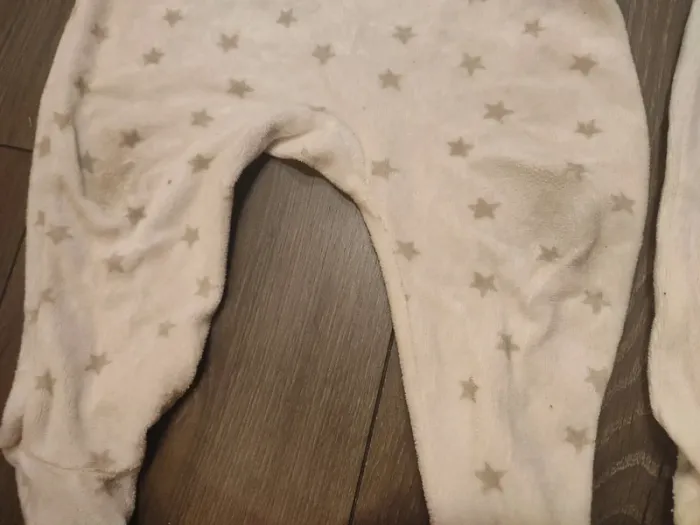 Lot 2 pyjamas mots d'enfants 9 mois étoile mixte - photo numéro 2