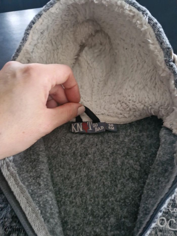 Gilet zippé chaud bébé garçon - photo numéro 6