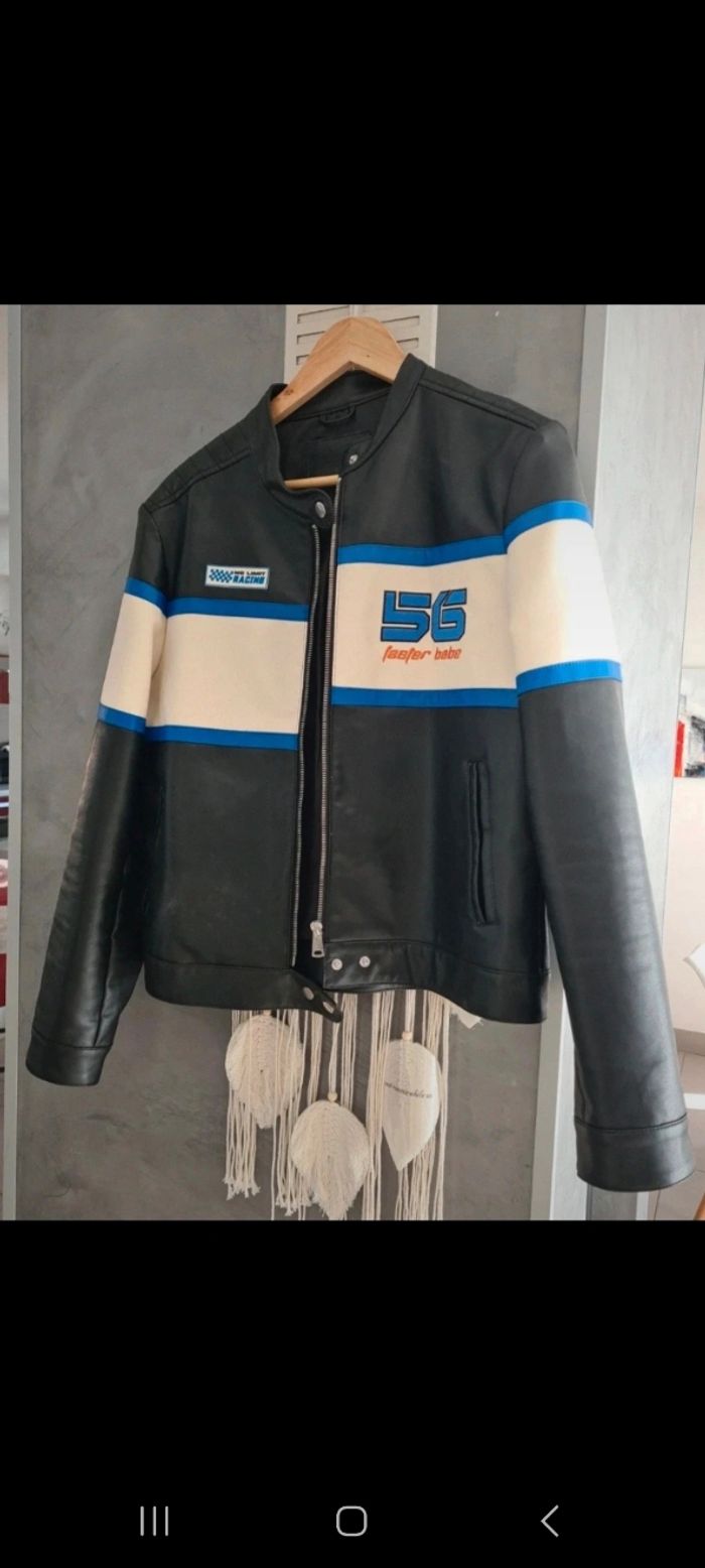 Veste simili-cuir