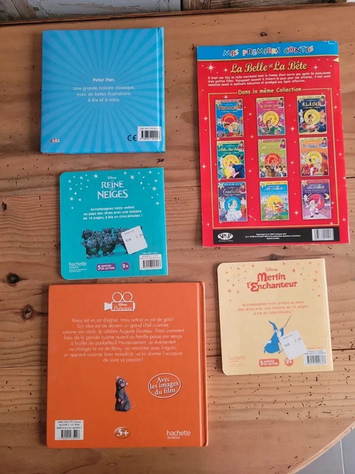 Lot de 5 livres Disney - photo numéro 2