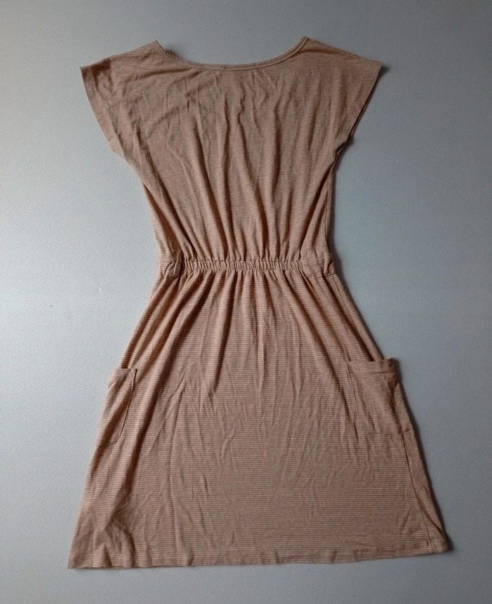 Robe été beige à rayures 36/S - photo numéro 6