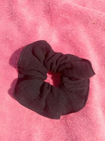 Chouchou double gaze noir