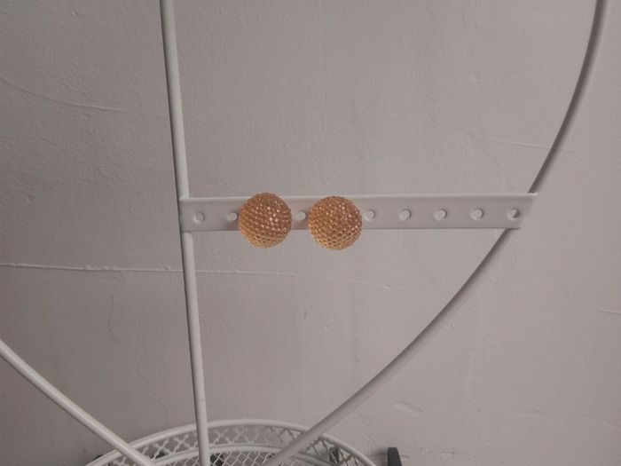 Boucles d'oreilles orange claire