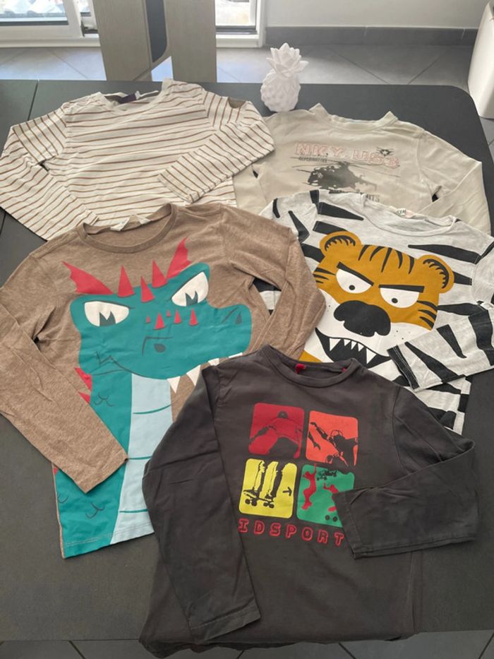 Lot ensemble polo haut vêtement garçon 6 ans