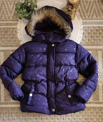 Manteau Fille 4ans Punkidz Violet foncé
