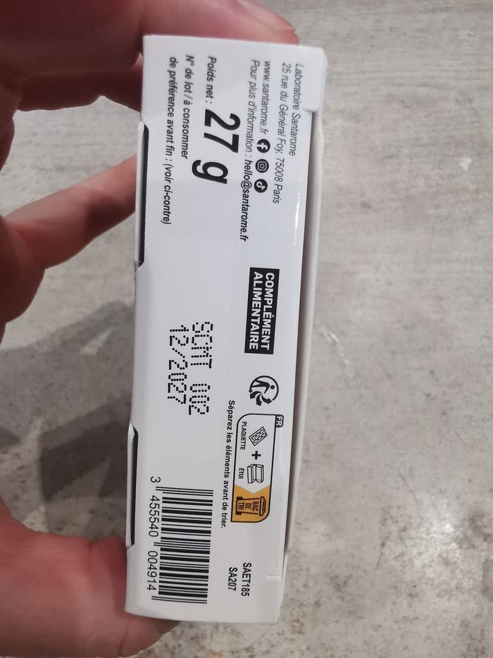 Complement alimentaire  maca 1500 tribulus santarome - photo numéro 3